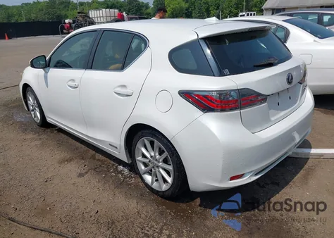 2012 Lexus Ct 200H Premium из США, поврежденный, VIN JTHKD5BH9C2054336